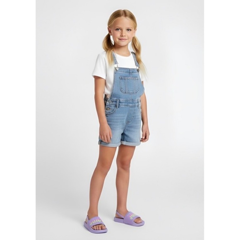 Juicy Couture Kids Girls Lilac Rainbow Logo Slides Slingback Sandals